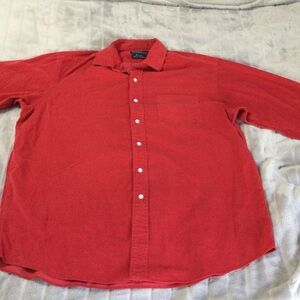 Polo Ralph Lauren Western Luxury Corduroy Button Down Shirt Size XL